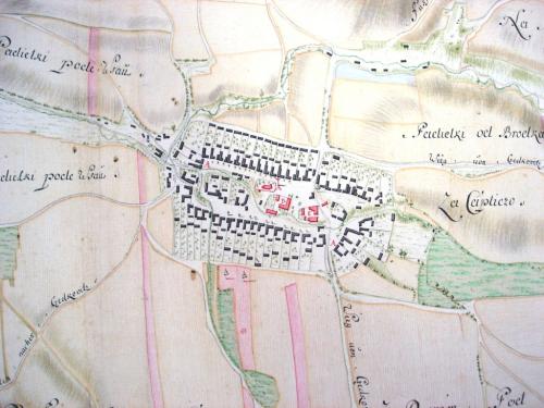 Cetkovice - mapa 1759